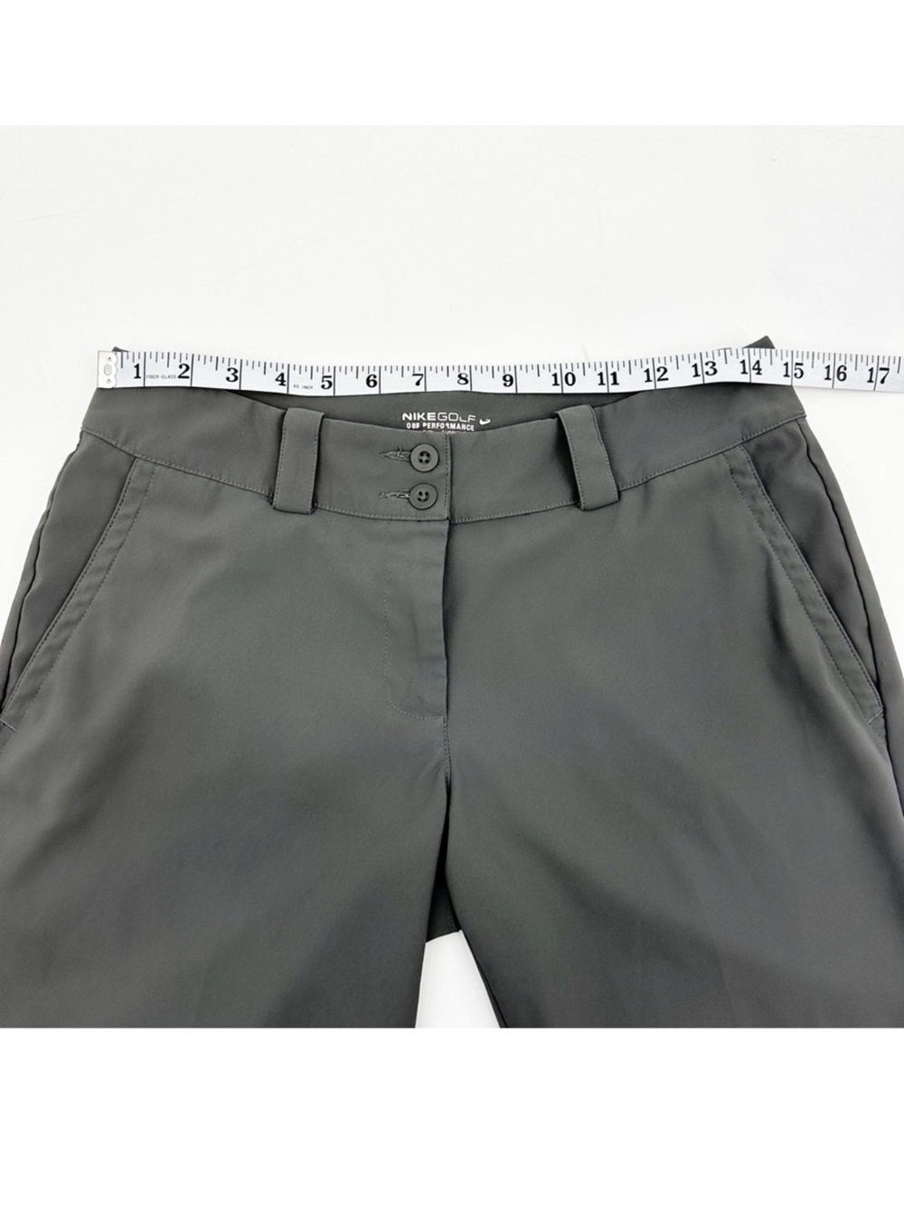 Nike Golf Dri-Fit Performance Shorts Gray Size 4 Stretch Athletic - Picture 4 of 10
